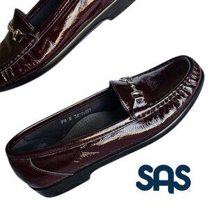 SAS  7.5 N Cordovan Flats Loafers